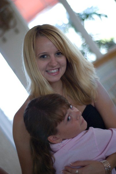 Ashley and my sister (who is now 19) at our wedding rehearsal.