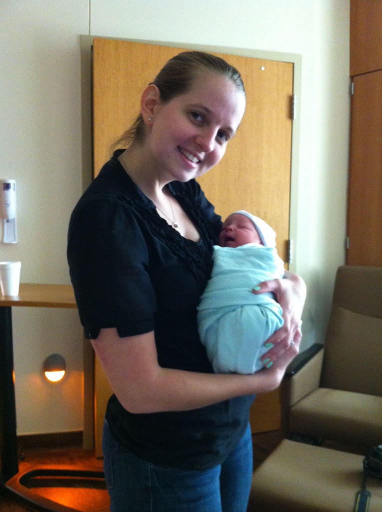 She was in the delivery room when Piper was born