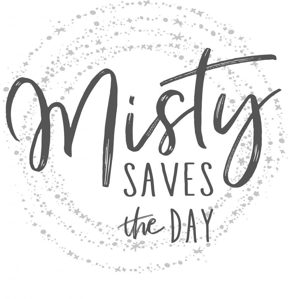 misty saves the day, misty saves the day logo, branding, valerie demo,