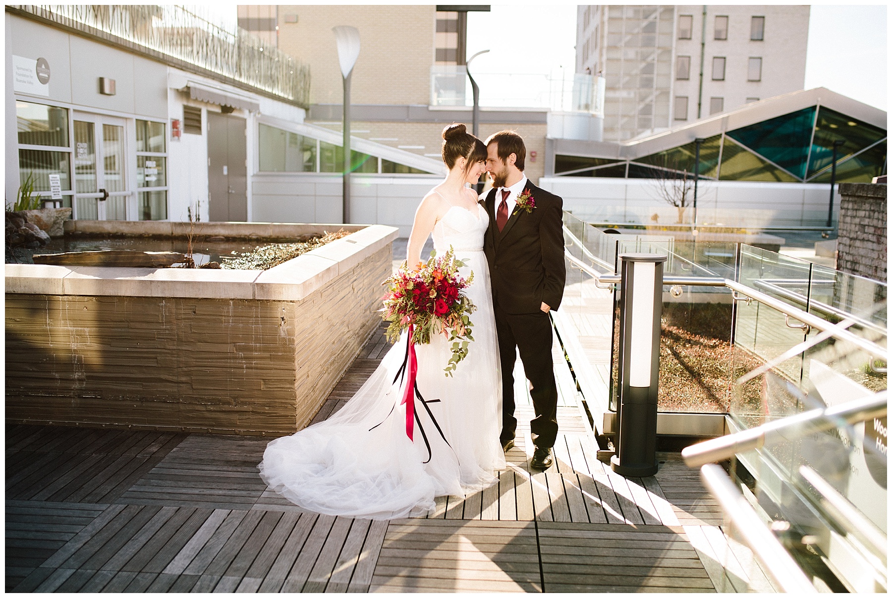 rooftop-wedding-inspiration rooftop wedding inspiration, roanoke wedding, chelsea anderson photography, misty saves the day, cara cait create, studio i do bridals roanoke, studio i do, black and gold wedding